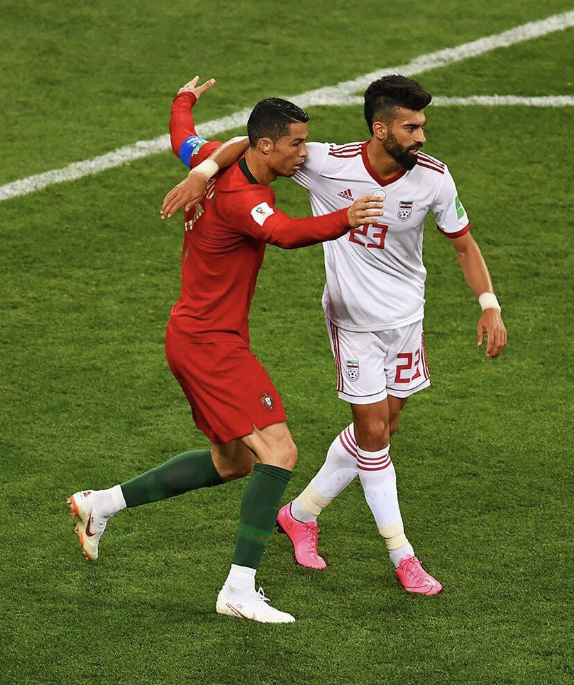 تصاویر | کلافگی کریستیانو رونالدو از مدافع محبوب کیروش