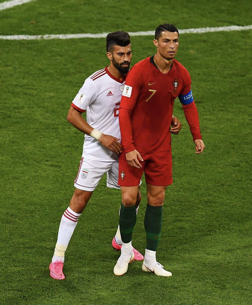 تصاویر | کلافگی کریستیانو رونالدو از مدافع محبوب کیروش