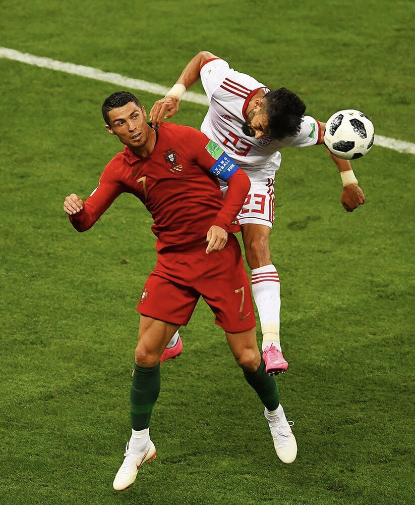 تصاویر | کلافگی کریستیانو رونالدو از مدافع محبوب کیروش