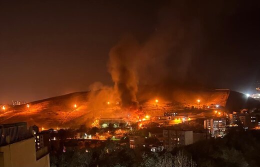 ببینید | آتش‌سوزی در زندان اوین