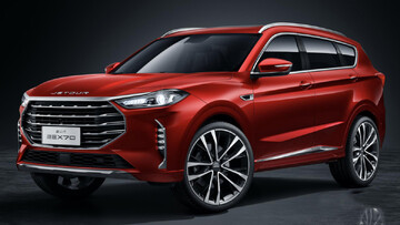 تصاویر | جولان خودروی شاسی‌بلند و لوکس چینی در خیابان‌های تهران؛ محصول میلیاردی جدید