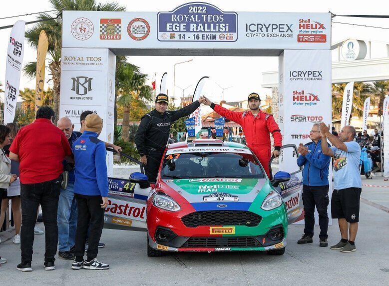دومین پیروزی تیم ایرانی در رالی ترکیه/عکس