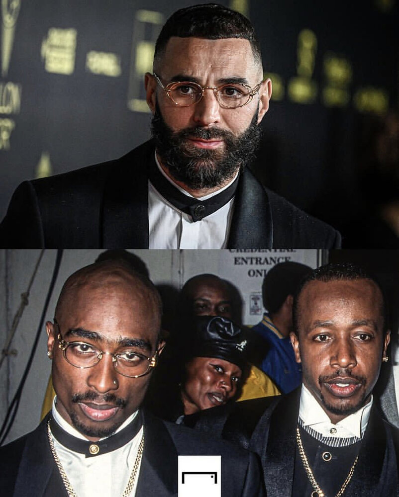 تیپ خاص بنزما برای توپ طلا؛ توپاک در پاریس!/عکس