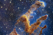 ببینید | تصویری چشم‌نواز از «ستون‌های آفرینش» توسط تلسکوپ جیمز وب
