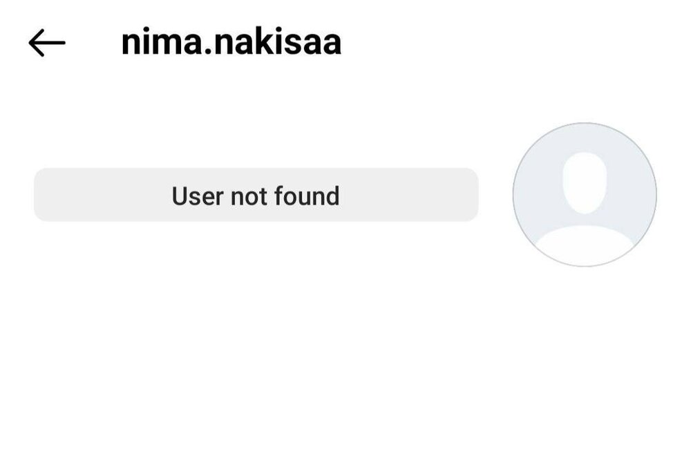 صفحه اینستاگرام نیما نکیسا بسته شد!/عکس