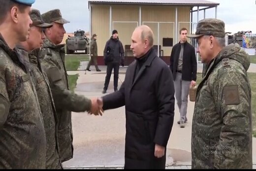 بازدید پوتین از مرکز آموزش نظامی نیروهای بسیج محدود