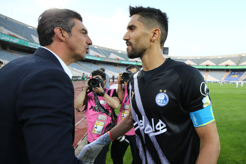 آسمان روابط این دو استقلالی فعلا آبی است!/عکس