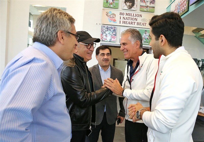 عکس| دیدار کیروش با مربی محبوب سردار آزمون