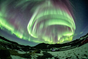 تجلی طوفان خورشیدی پنجشنبه در شفق‌های قطبی!