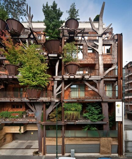آپارتمان درختی در تورینو ایتالیا