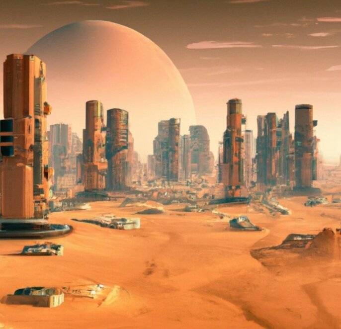 عکس | شهر مریخی ایلان ماسک این شکلی خواهد بود!