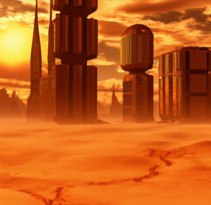 عکس | شهر مریخی ایلان ماسک این شکلی خواهد بود!