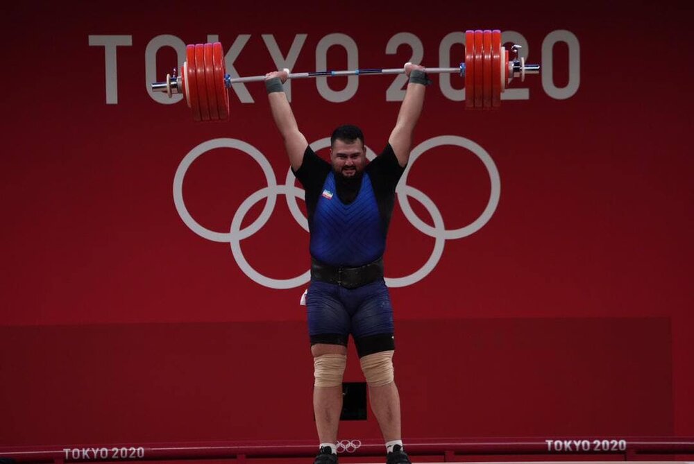 با علی داوودی المپیکی وزنه برداری ایران 