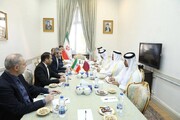 رایزنی باقری با معاون وزیر خارجه قطر