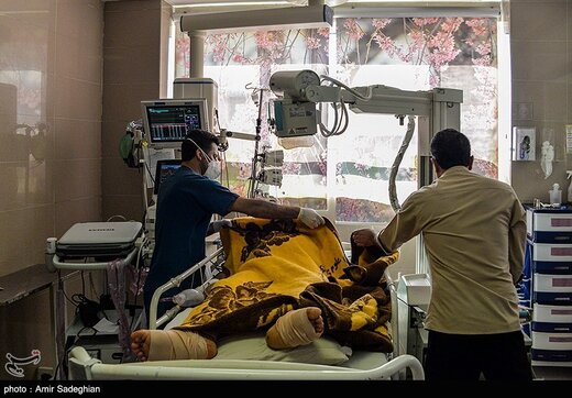 مصدومین حادثه تروریستی شیراز