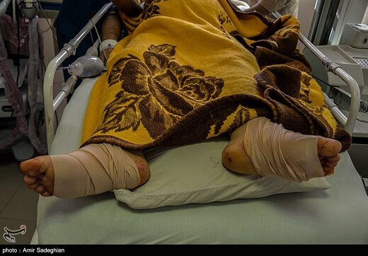 مصدومین حادثه تروریستی شیراز