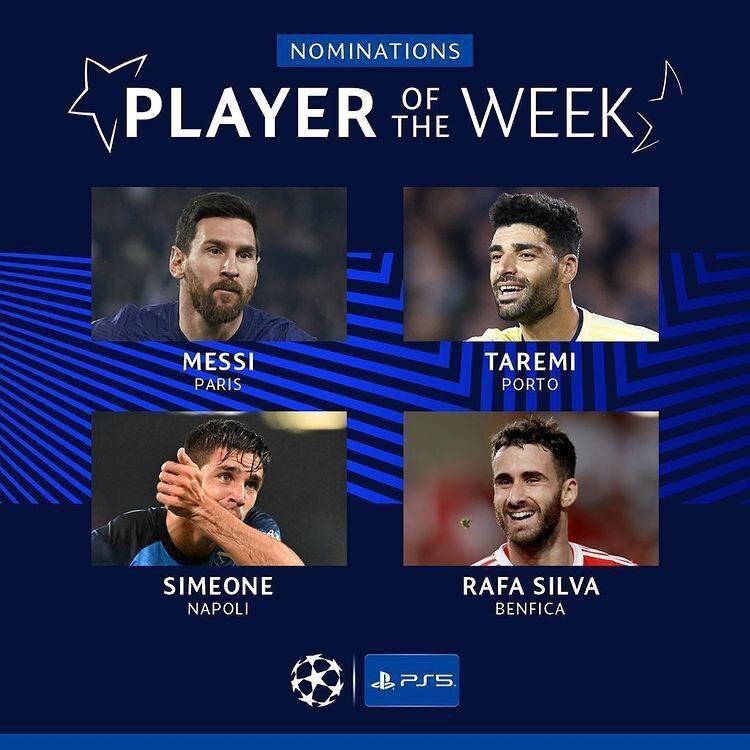 عکس| رقابت طارمی با مسی برای کسب یک جایزه