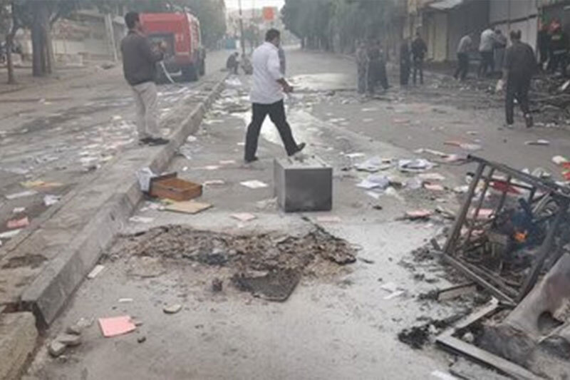 ببینید | گزارش رسانه دولت از ناآرامی‌های امروز مهاباد