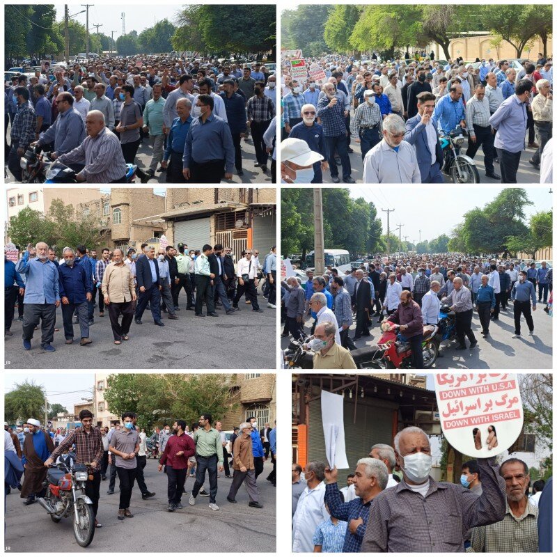 تصاویر | راهپیمایی مردم دزفول در محکومیت حادثه تروریستی شیراز