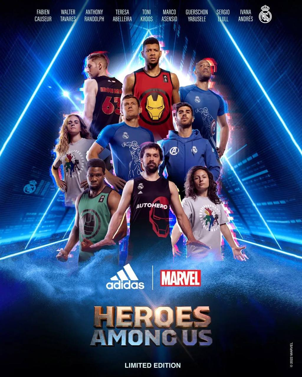 عکس| پای رئال مادرید به دنیای اونجرز باز شد