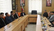 دیدار اعضای شورای شهر خرم آباد با مدیرعامل آبفا استان