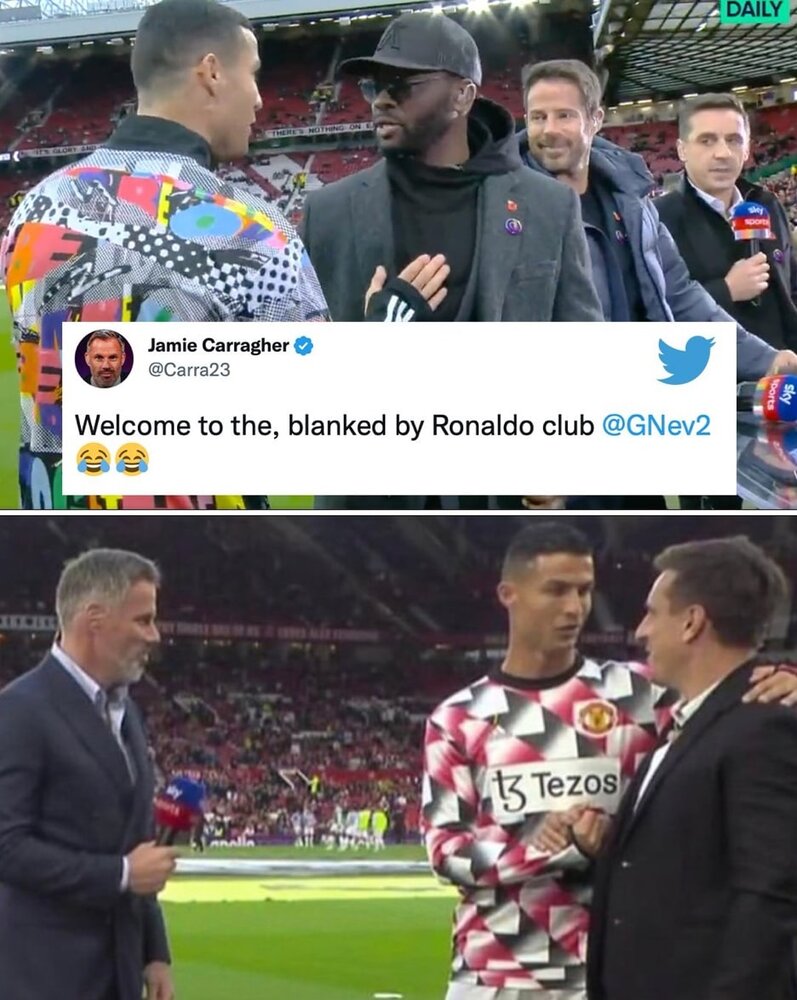 عکس | تسویه حساب رونالدو با اسطوره منچستریونایتد