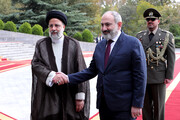 تصاویر | استقبال رسمی سید ابراهیم رئیسی از نخست وزیر ارمنستان