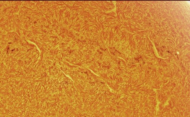 ثبت تصویری متفاوت از خورشید / عکس