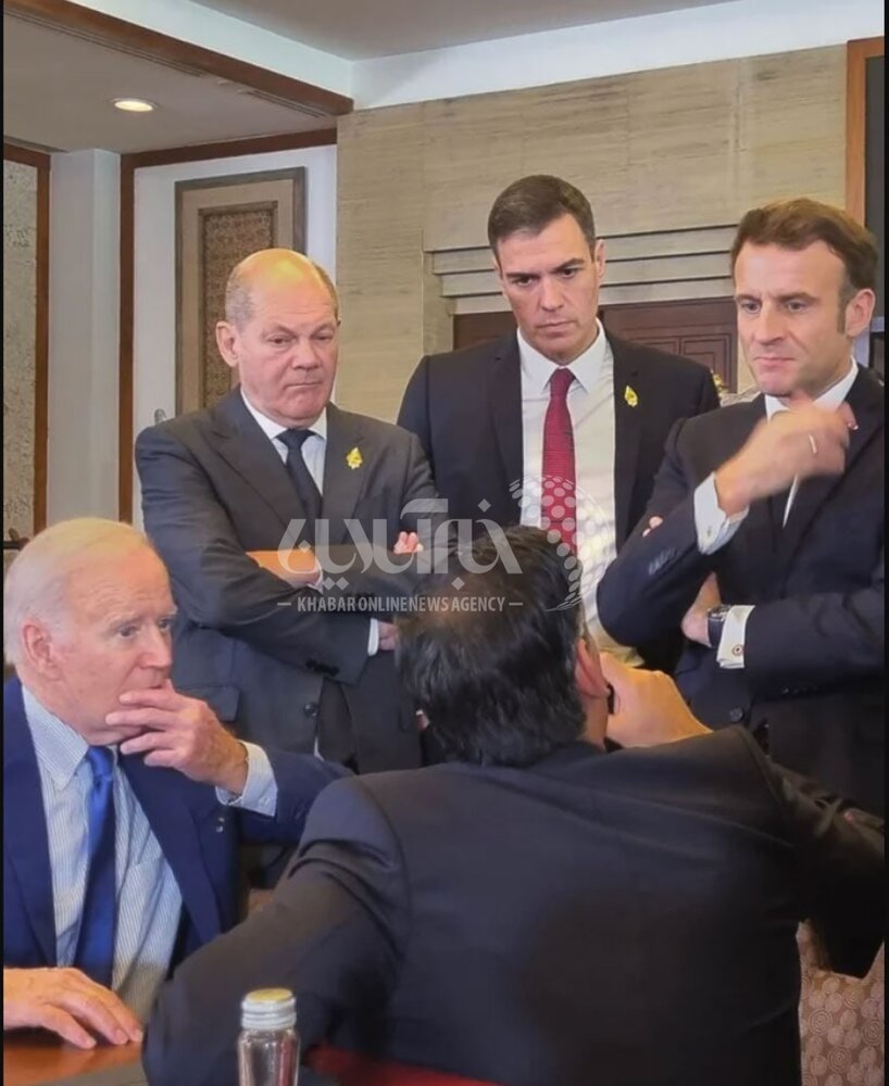 ببینید | عکس معنادار رهبران آمریکا، انگلیس، اسپانیا، فرانسه و آلمان بعد از حمله موشکی به لهستان