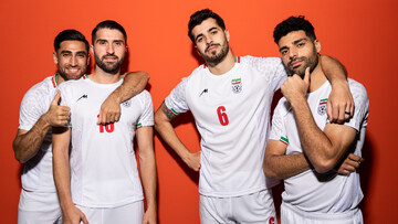 عکس| رونمایی از مثلت هجومی تیم ایران در جام جهانی