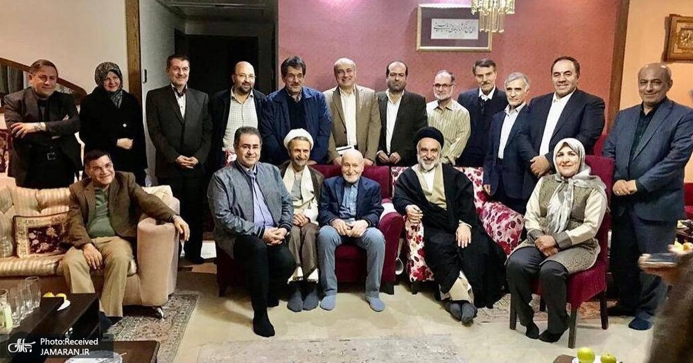 دیدار اعضای جبهه اصلاحات با همسر تاج زاده / بهزاد نبوی و فخرالسادات محتشمی پور درباره شرایط کنونی کشور چه گفتند؟ + عکس