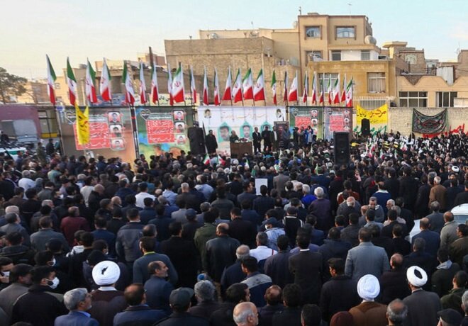 تشییع شهدای مدافع امنیت در اصفهان