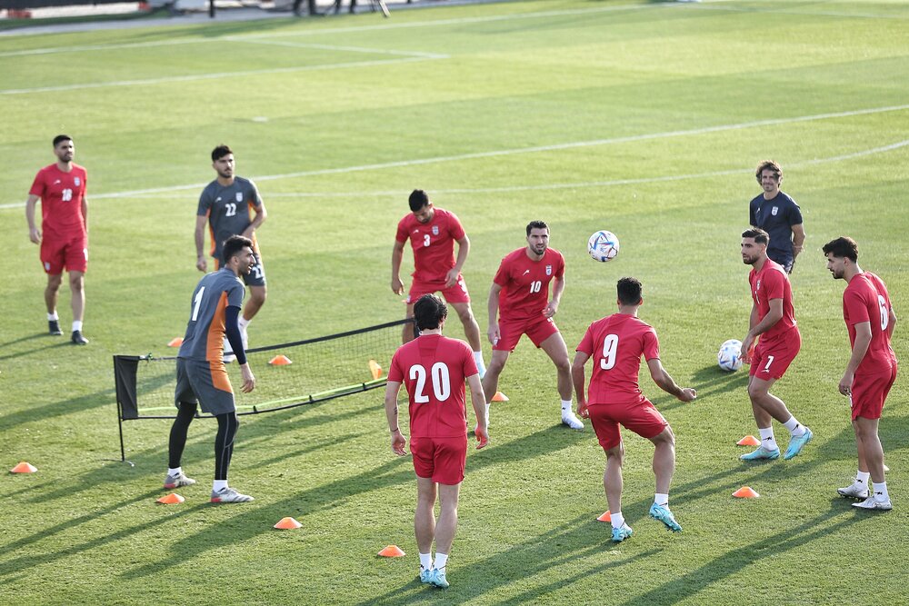 عکس | آمادهسازی پسران کیروش با تنیس فوتبال 2