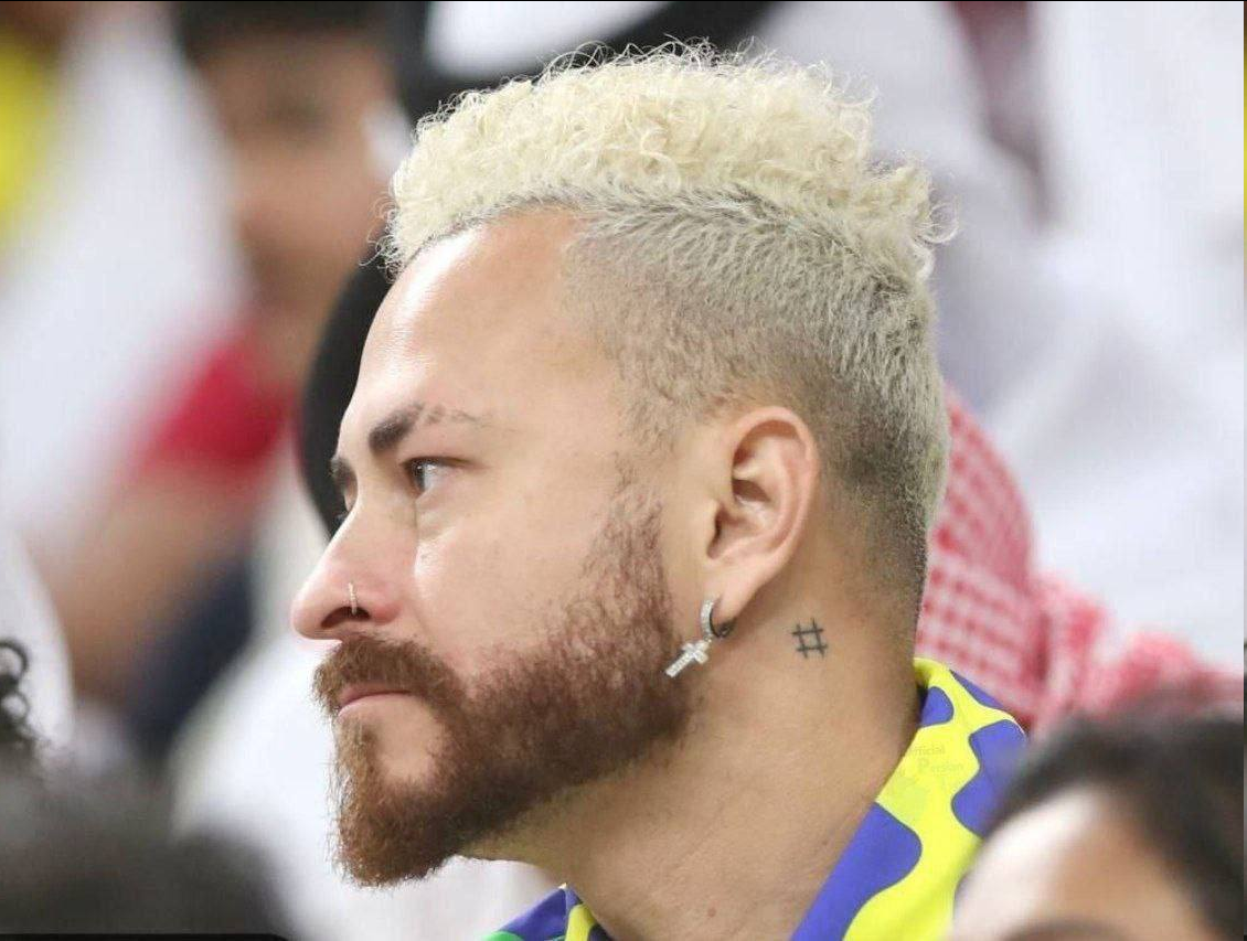 عکس | بدل نیمار تماشاگر دیدار افتتاحیه جام جهانی 2