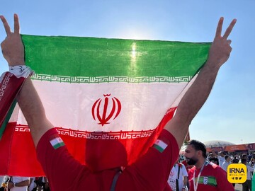 حضور پرتعداد هواداران ایرانی