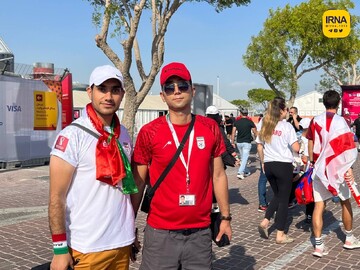 حضور پرتعداد هواداران ایرانی