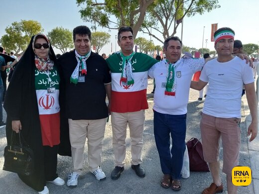 حضور پرتعداد هواداران ایرانی