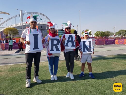 حضور پرتعداد هواداران ایرانی