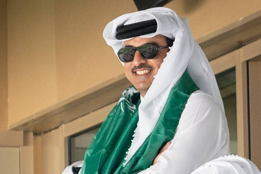 عکس | آرزوی امیر قطر برآورده شد!