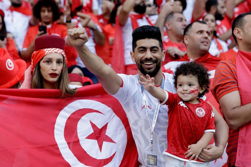 عکس | تصویر جالب از هوادار کوچک تونس
