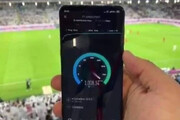 ببینید | سرعت باورنکردنی اینترنت در استادیوم‌های جام جهانی قطر