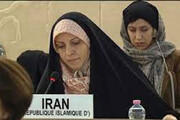 ببینید | نماینده ایران در نشست حقوق بشر سازمان ملل، نطقش را گم کرد!
