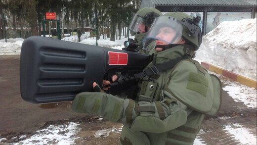 عکس | تفنگ ضدپهپاد عجیب روسیه در جنگ اوکراین
