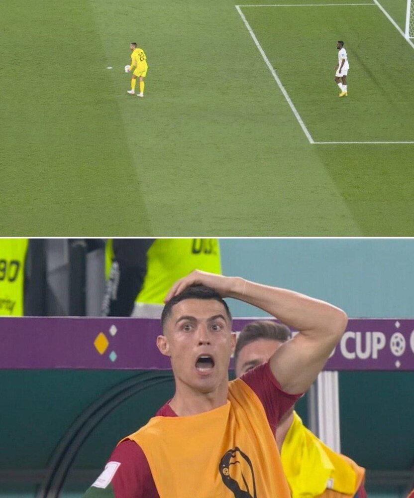 عکس | وحشت رونالدو از اشتباه عجیب کاستا