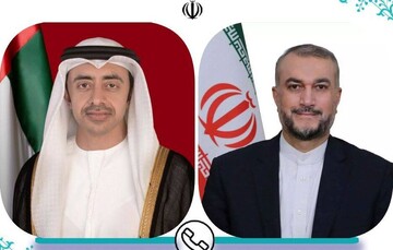 Iran, UAE FMs mull over boosting coop. in private sector