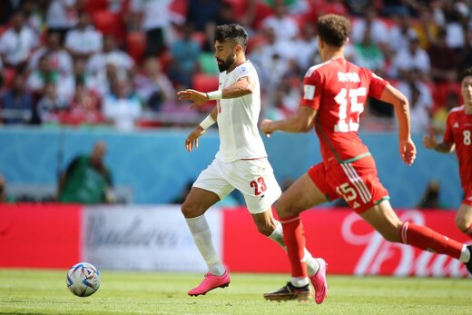 گزارش تصویری نیمه نخست دیدار ایران و ولز