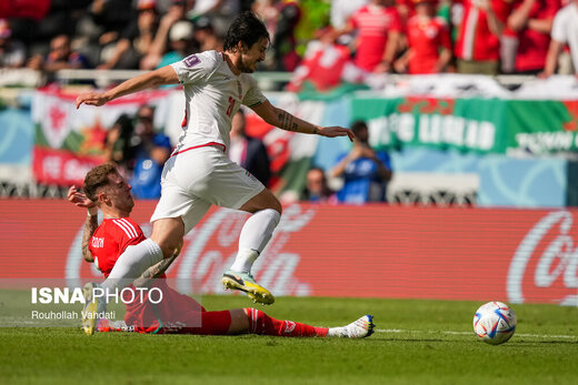 گزارش تصویری نیمه نخست دیدار ایران و ولز