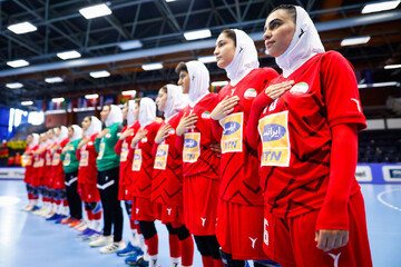 Iran’s Women Natl. Handball Team beat Australia at Asian championships