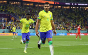دومین بلیت یک هشتم نهایی جام جهانی در دست برزیل