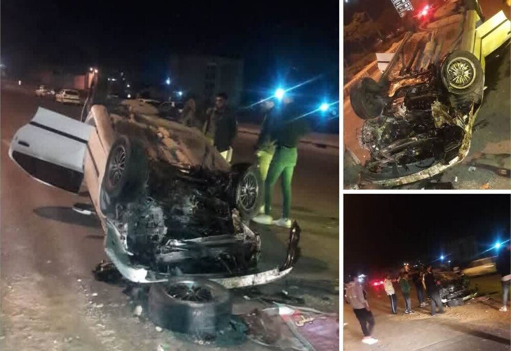 عکس | حادثه مرگبار بامدادی در تونل کوهسار شیراز